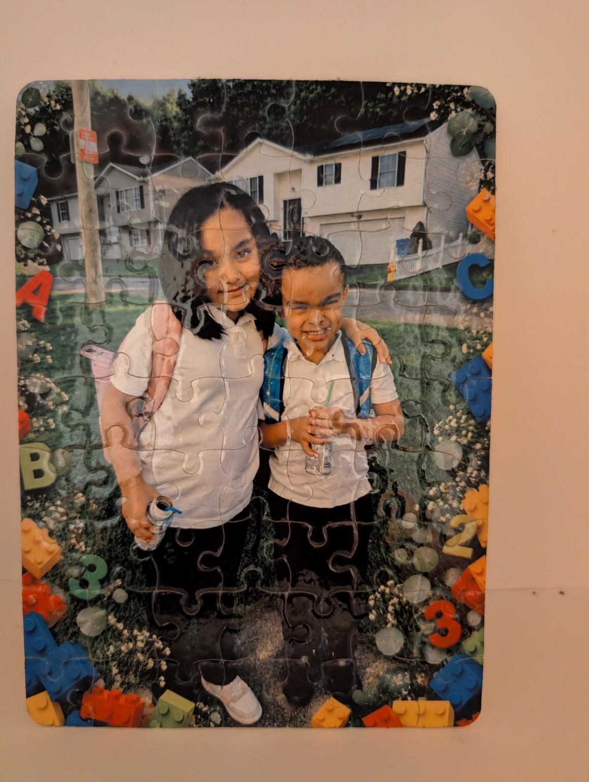 Rompecabezas escolar personalizado